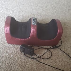 Red and Black Foot Massager with Charger